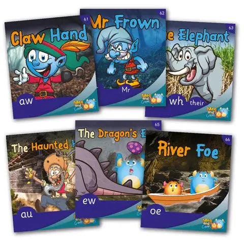 Mog and Gom Books Unit 11 | The Dyslexia Shop