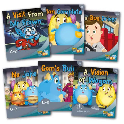 Mog and Gom Books Unit 12 | The Dyslexia Shop