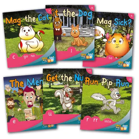 Mog and Gom Books Unit 2 | The Dyslexia Shop