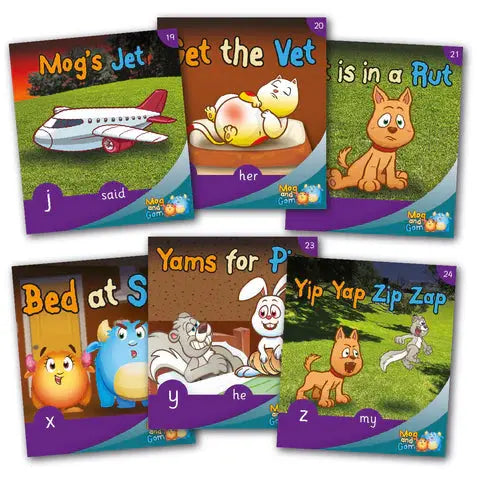 Mog and Gom Books Unit 4 | The Dyslexia Shop