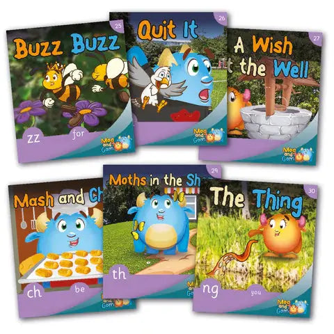Mog and Gom Books Unit 5 | The Dyslexia Shop