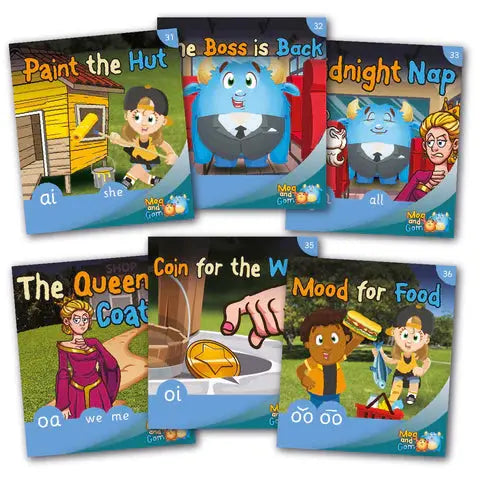Mog and Gom Books Unit 6 | The Dyslexia Shop