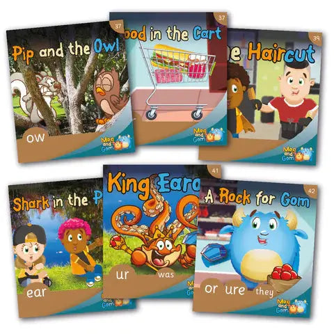 Mog and Gom Books Unit 7 | The Dyslexia Shop