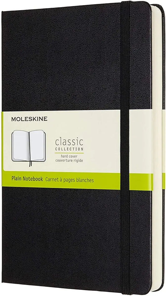 Moleskin - A5 Classic Plain Notebook Hard Cover | The Dyslexia Shop