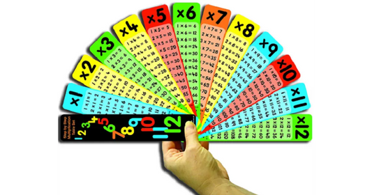Multiplication Tables Fan | The Dyslexia Shop