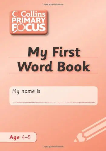 My First Word Book - Collins Primary Focus | The Dyslexia Shop