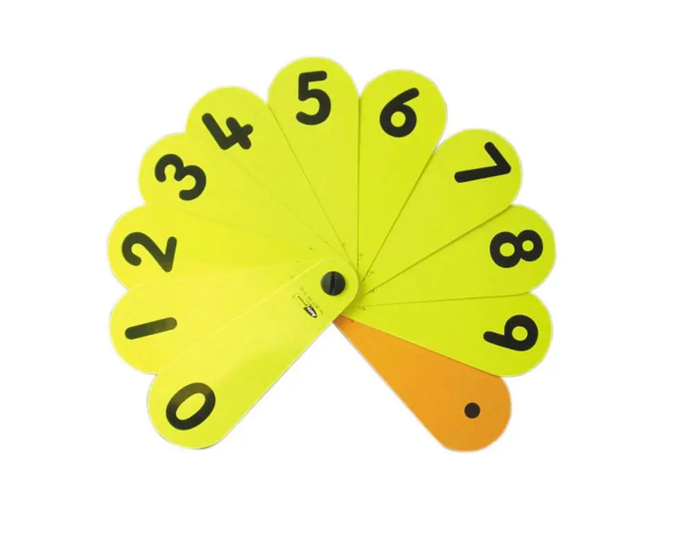 Children Using Number Fans Number Fan (0-9) - Autopress | The Dyslexia Shop