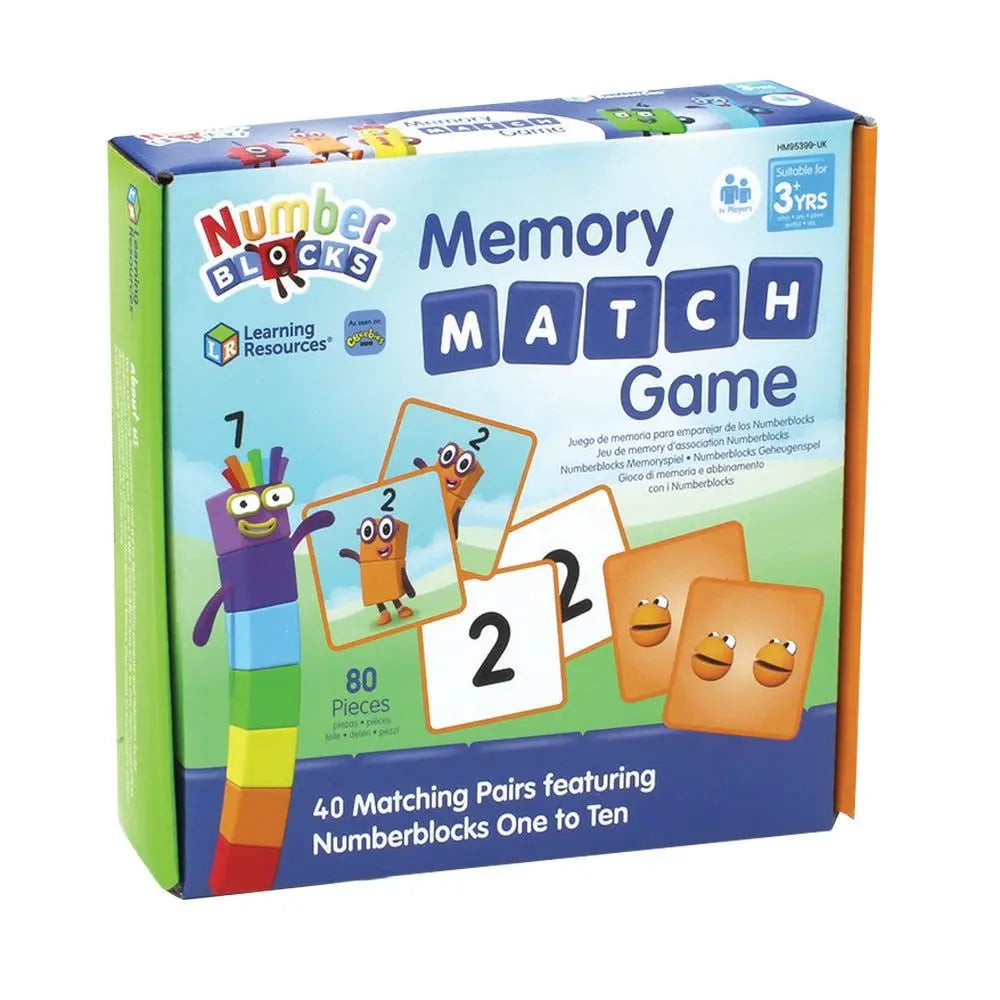 Numberblocks Memory Match Game | The Dyslexia Shop