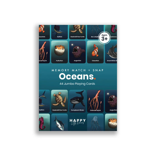 Oceans Memory Match + Snap Game - Pack Of 44 - Happy Little Doers | The Dyslexia Shop