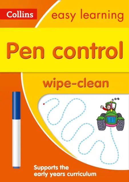Pen Control Age 3-5 Wipe Clean Activity Book | The Dyslexia Shop