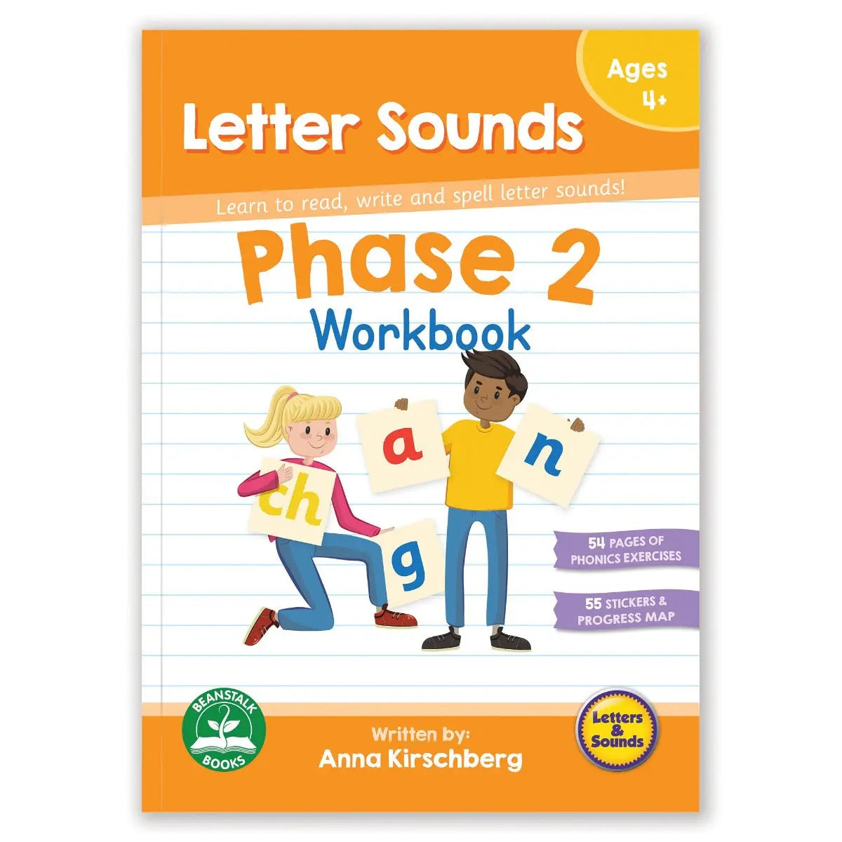Phase 2 Letter Sounds Workbook | The Dyslexia Shop