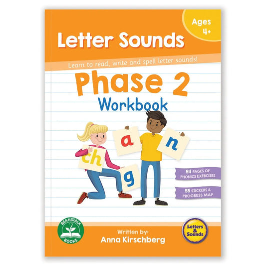 Phase 2 Letter Sounds Workbook | The Dyslexia Shop