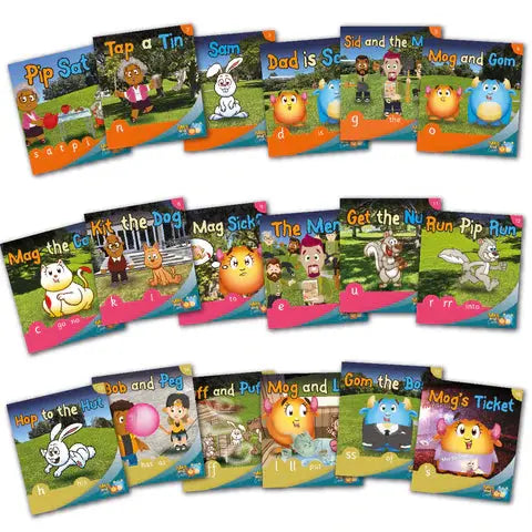 Phase 2 Mog and Gom Books | The Dyslexia Shop