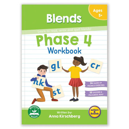 Phase 4 Blends Workbook | The Dyslexia Shop