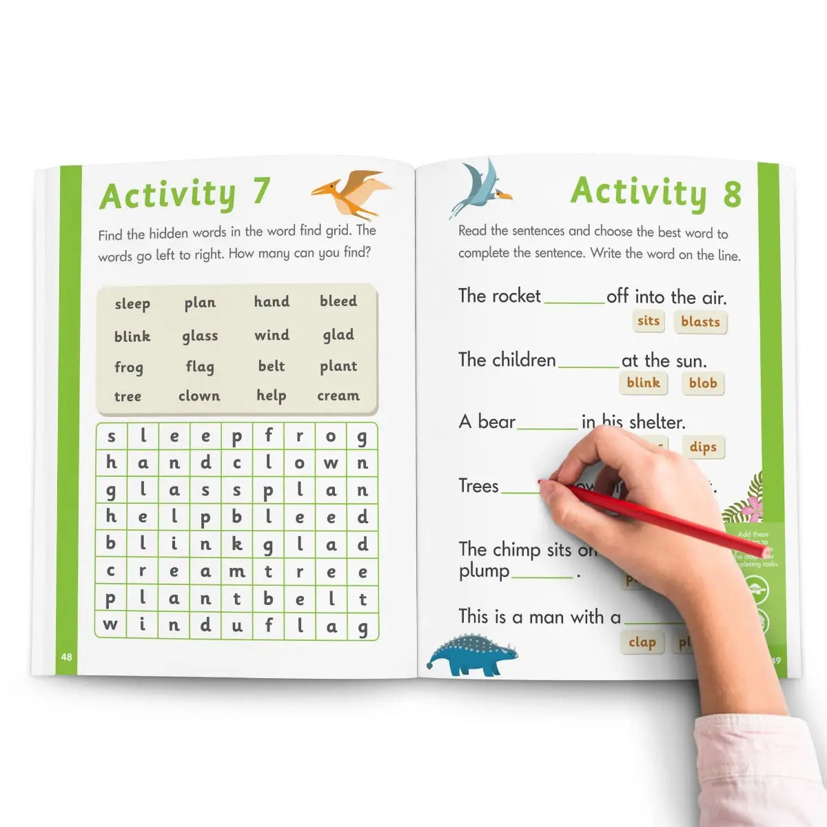 Phase 4 Blends Workbook | The Dyslexia Shop