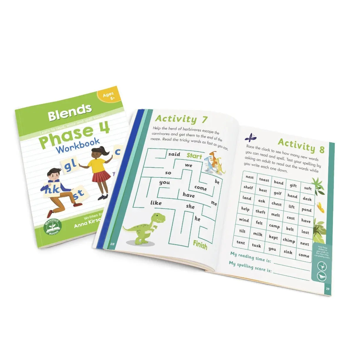 Phase 4 Blends Workbook | The Dyslexia Shop