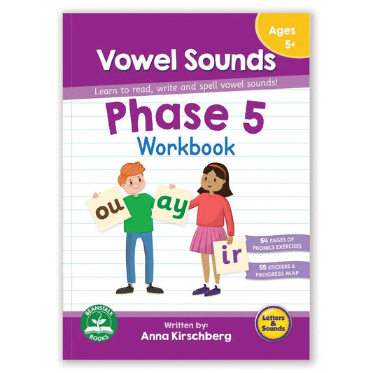 Phase 5 Vowel Sounds Workbook | The Dyslexia Shop