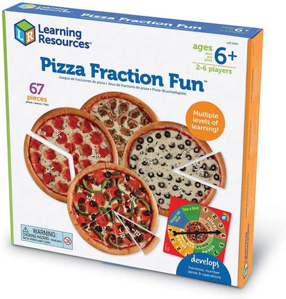 Pizza Fraction Fun Game - Learning Resources | The Dyslexia Shop