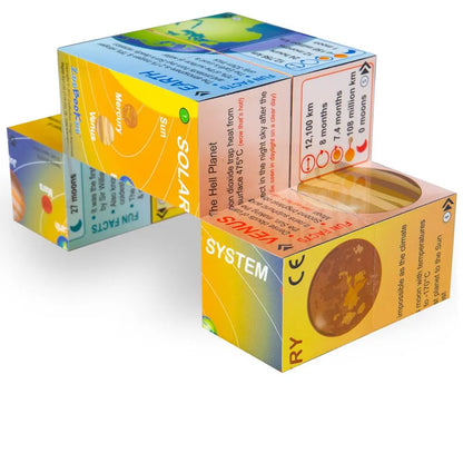 Planets Solar System Statistics Cubebook | The Dyslexia Shop