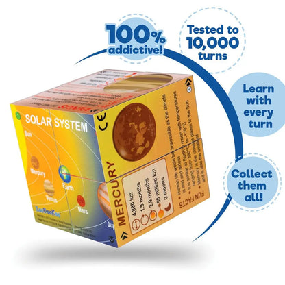 Planets Solar System Statistics Cubebook | The Dyslexia Shop