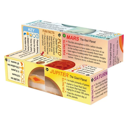 Planets Solar System Statistics Cubebook | The Dyslexia Shop