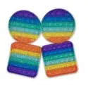 RAINBOW PUSH POPPERS TOY ASSORTED | The Dyslexia Shop