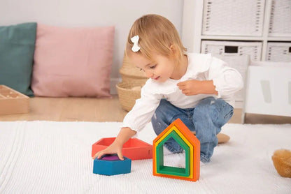Rainbow Architect Houses - Pk7 | The Dyslexia Shop