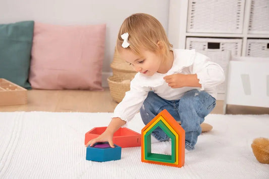 Rainbow Architect Houses - Pk7 | The Dyslexia Shop