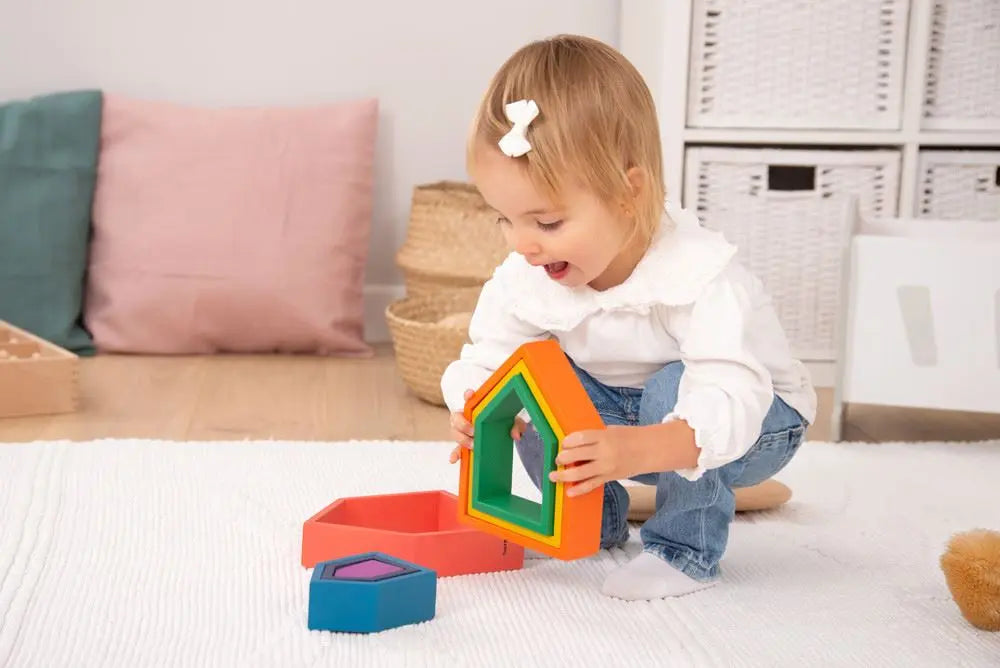 Rainbow Architect Houses - Pk7 | The Dyslexia Shop