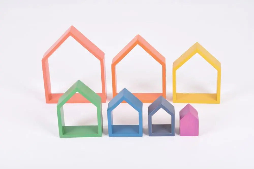 Rainbow Architect Houses - Pk7 | The Dyslexia Shop