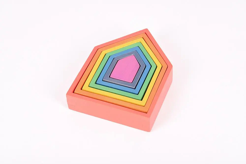 Rainbow Architect Houses - Pk7 | The Dyslexia Shop