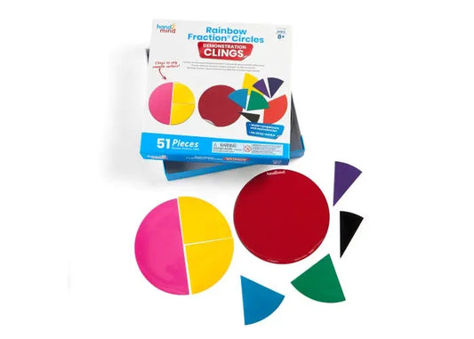 Rainbow Fraction® Circles Demonstration Clings | The Dyslexia Shop