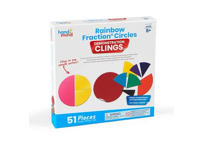 Rainbow Fraction® Circles Demonstration Clings | The Dyslexia Shop