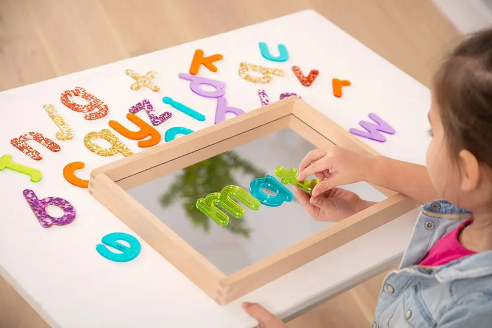 Rainbow Glitter Letters - Pk26 | The Dyslexia Shop