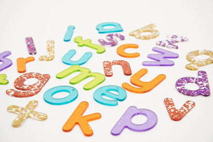 Rainbow Glitter Letters - Pk26 | The Dyslexia Shop