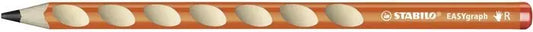 STABILO EASYgraph ergonomic pencil HB right handed - orange | The Dyslexia Shop