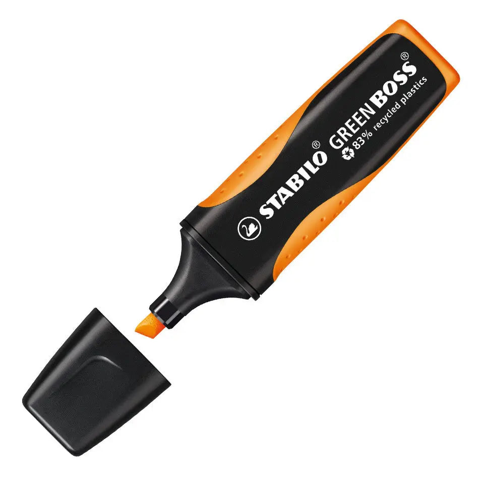 STABILO GREEN BOSS highlighter made from 83% recycled plastic - Single | The Dyslexia Shop
