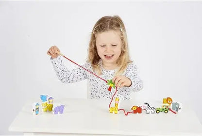 Safari Lacing Blocks - Pk12 | The Dyslexia Shop