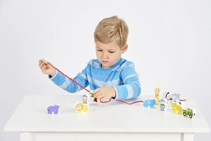 Safari Lacing Blocks - Pk12 | The Dyslexia Shop