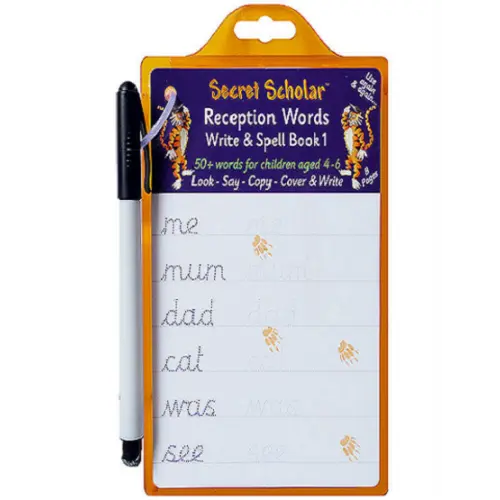 Secret Scholar Reception Words - Write & Spell for 4-6 years | The Dyslexia Shop