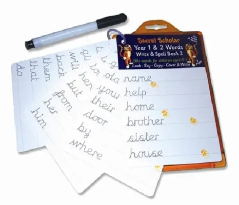 Secret Scholar Years 1 & 2 Words - Write & Spell for 5-7 years | The Dyslexia Shop