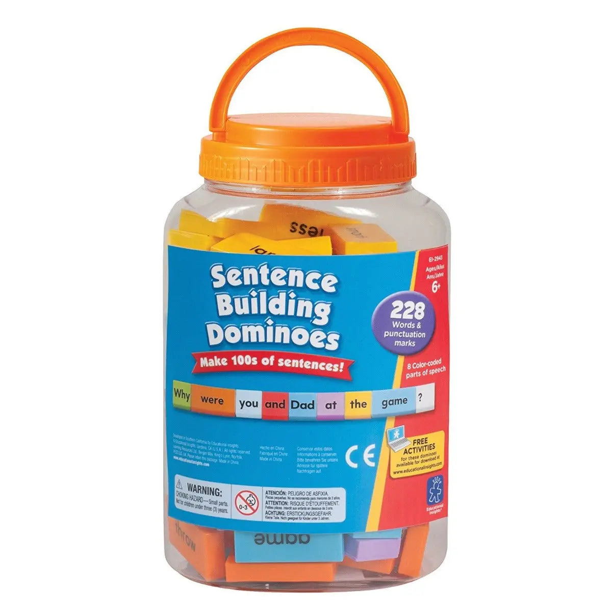 Sentence Building Dominoes | The Dyslexia Shop