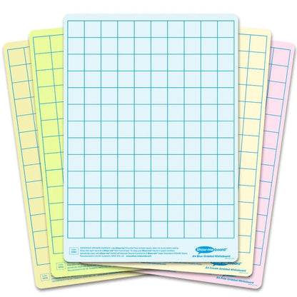 Show-Me - A4 Gridded Tinted Drywipe Boards | The Dyslexia Shop