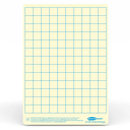 Show-Me - A4 Gridded Tinted Drywipe Boards | The Dyslexia Shop