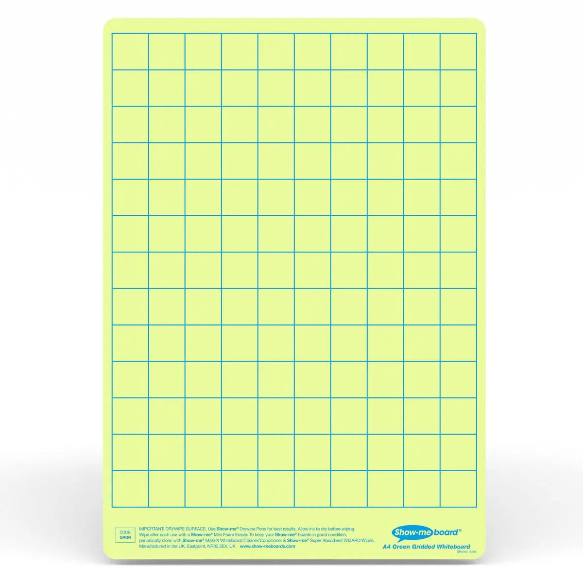 Show-Me - A4 Gridded Tinted Drywipe Boards | The Dyslexia Shop