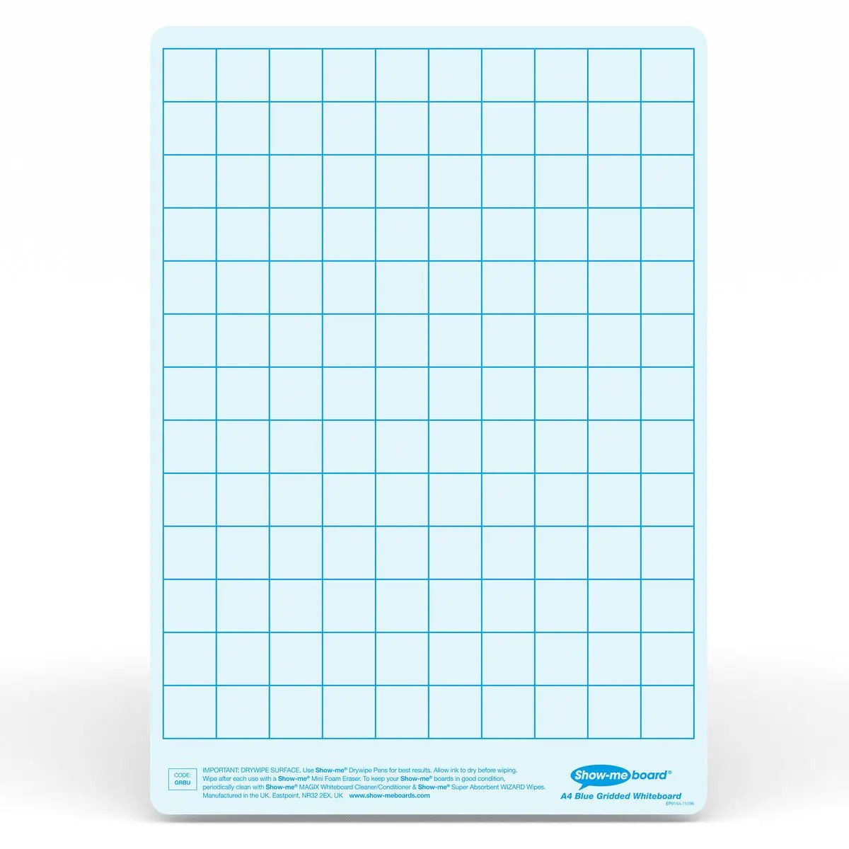Show-Me - A4 Gridded Tinted Drywipe Boards | The Dyslexia Shop