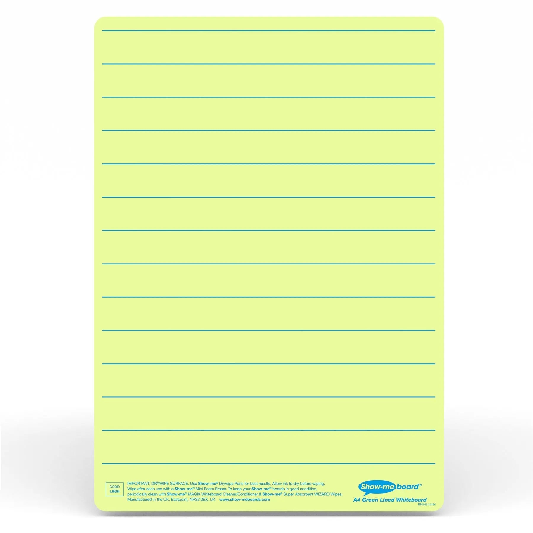 Show-Me - A4 Lined Tinted Drywipe Boards | The Dyslexia Shop