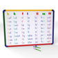 Show-me A1 Gridded/Plain Magnetic Framed Whiteboard | The Dyslexia Shop