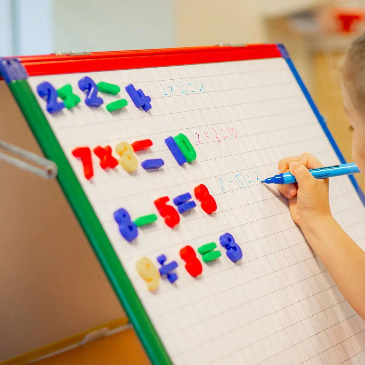 Show-me A2 Desktop Magnetic Drywipe Easel | The Dyslexia Shop
