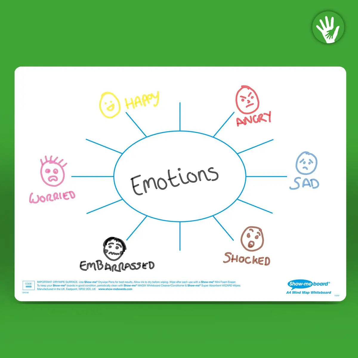Show-me A4 Mind Map Whiteboards | The Dyslexia Shop